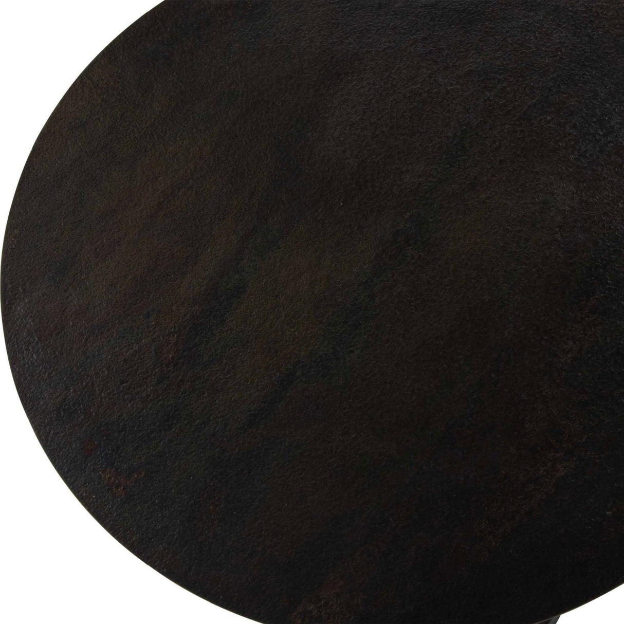 Black Cast Aluminum Accent Table by Uttermost Aperture, alternate view 5