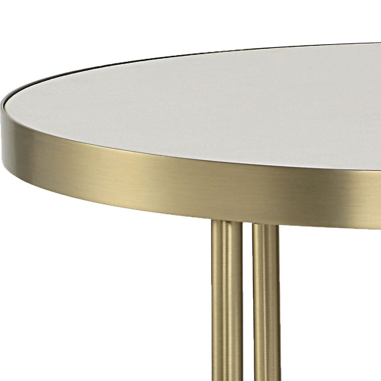 White Shagreen Nesting Tables (2) by Uttermost Aragon, alternate view 6