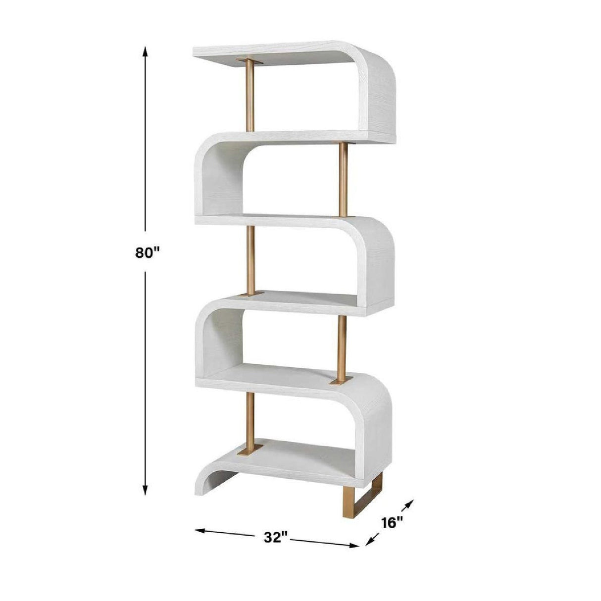 Modern European furniture - Mahogany Modern Bookcase - www.oroa.com