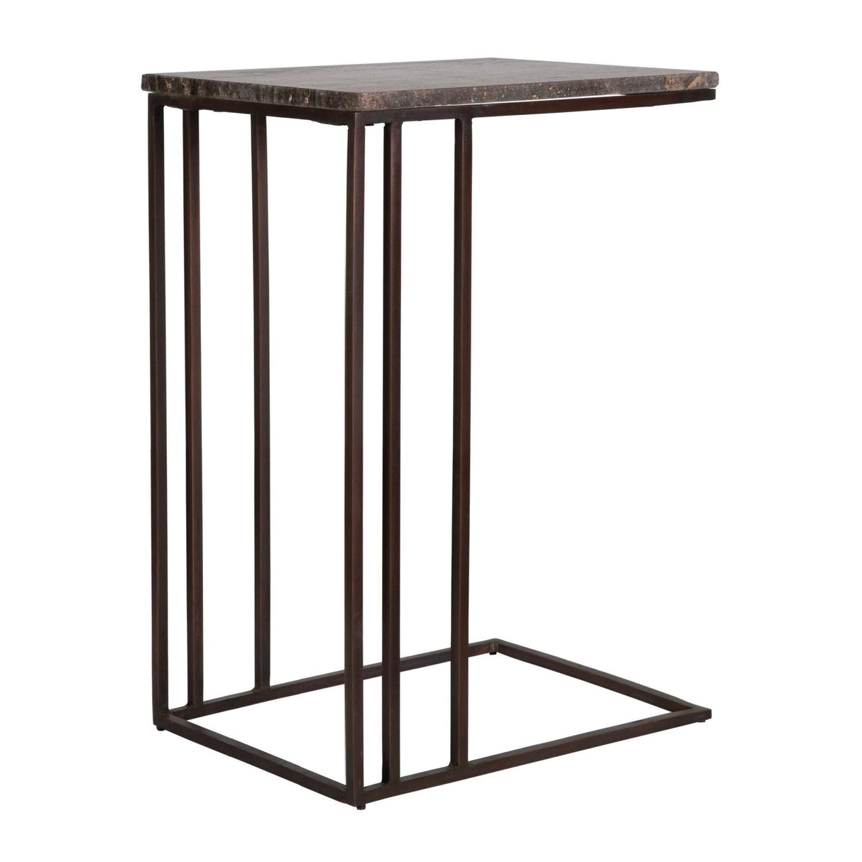 Travertine Pull-Up Accent Table by Uttermost Theodore, alternate view 3