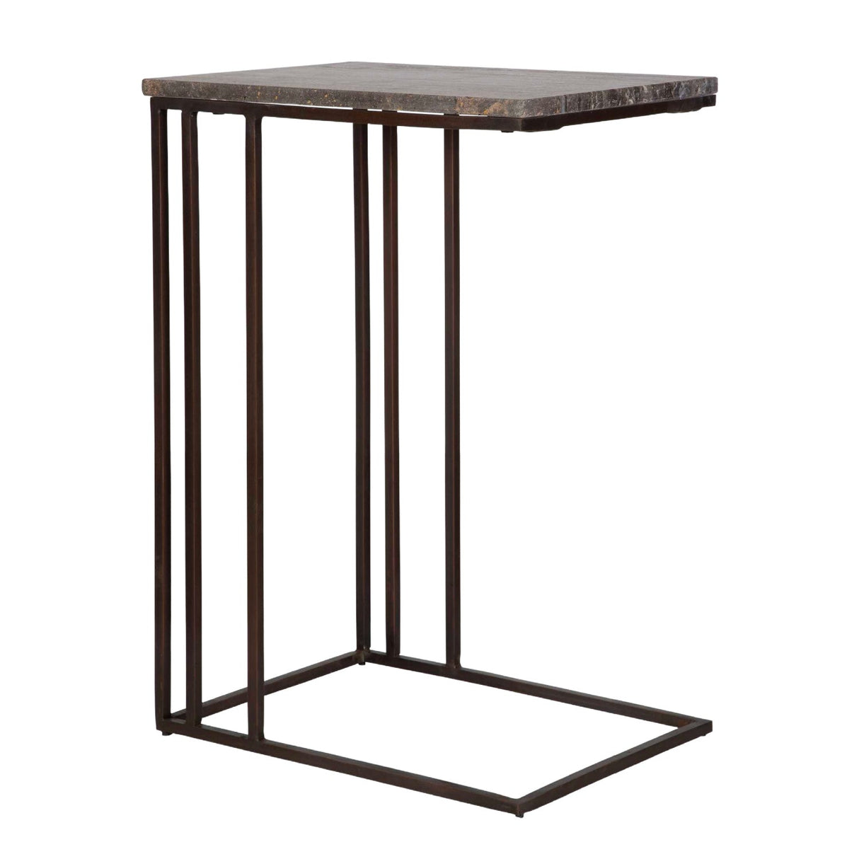 Travertine Pull-Up Accent Table by Uttermost Theodore, alternate view 4