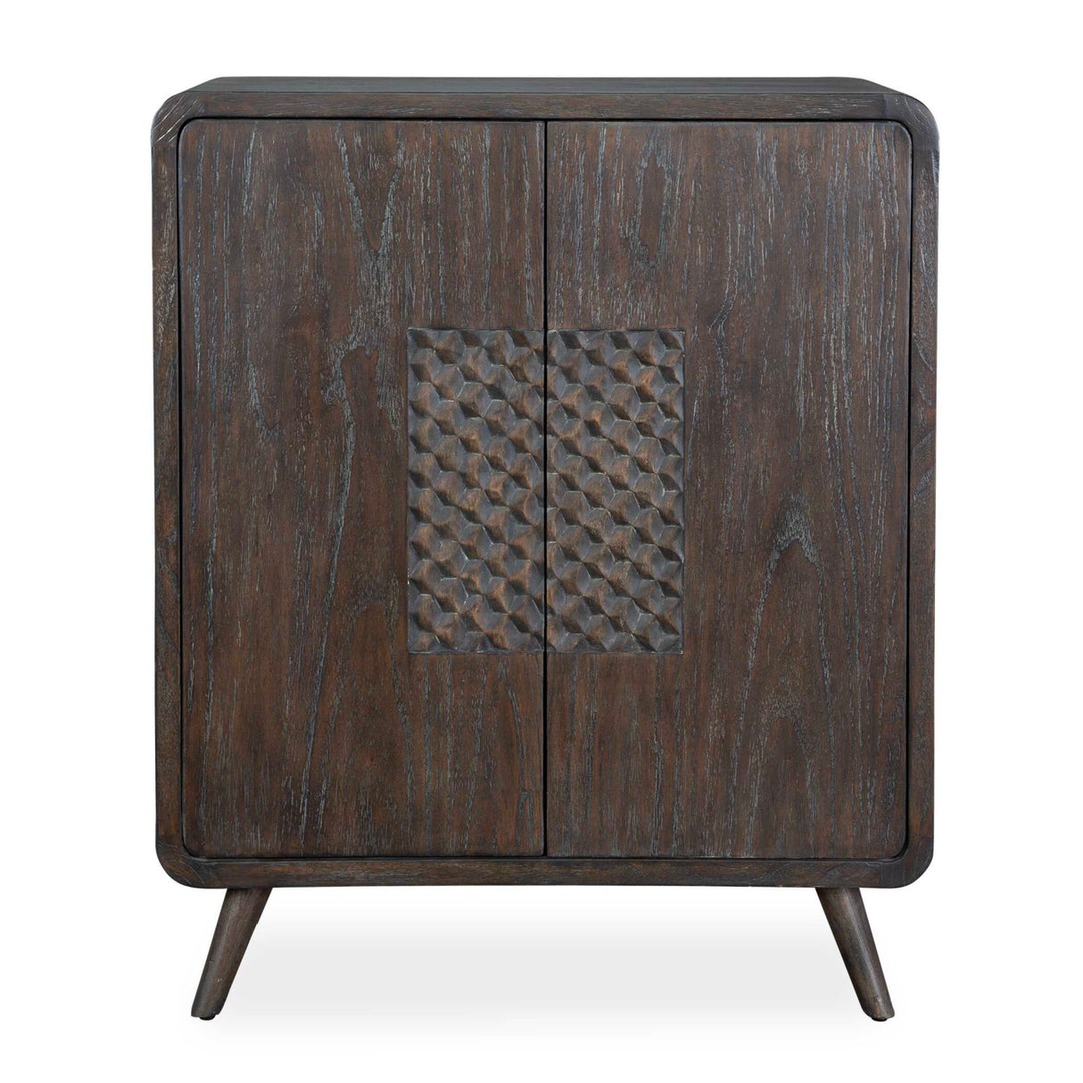 Weathered Mindi Wood 2-Door Cabinet | Oroa.com