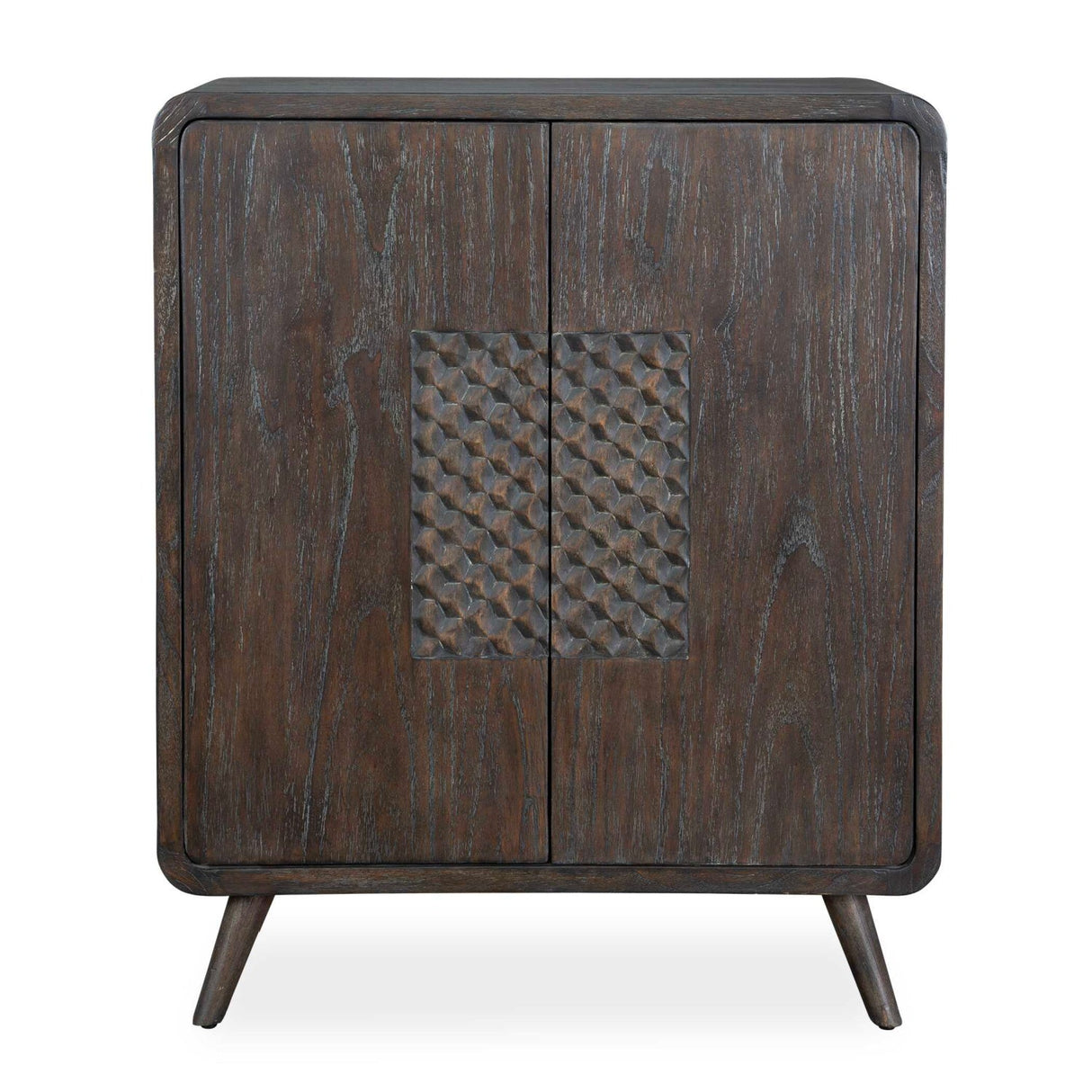 Weathered Mindi Wood 2-Door Cabinet by Uttermost Hausen