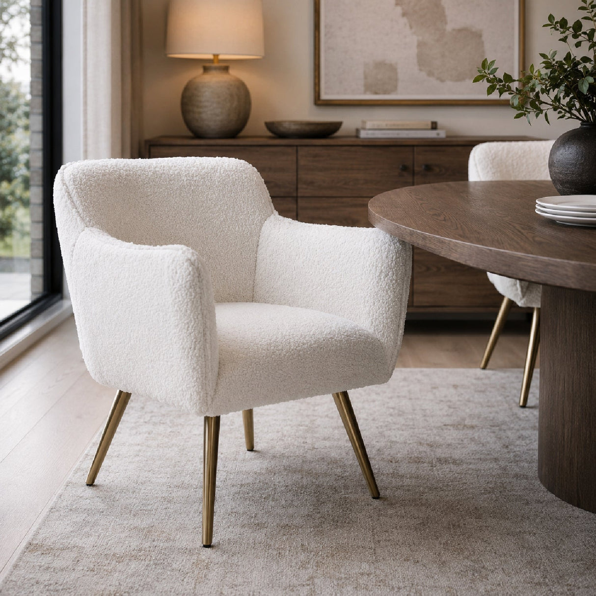 Woven Seagrass Dining Armchair by Uttermost Chatham, alternate view 2