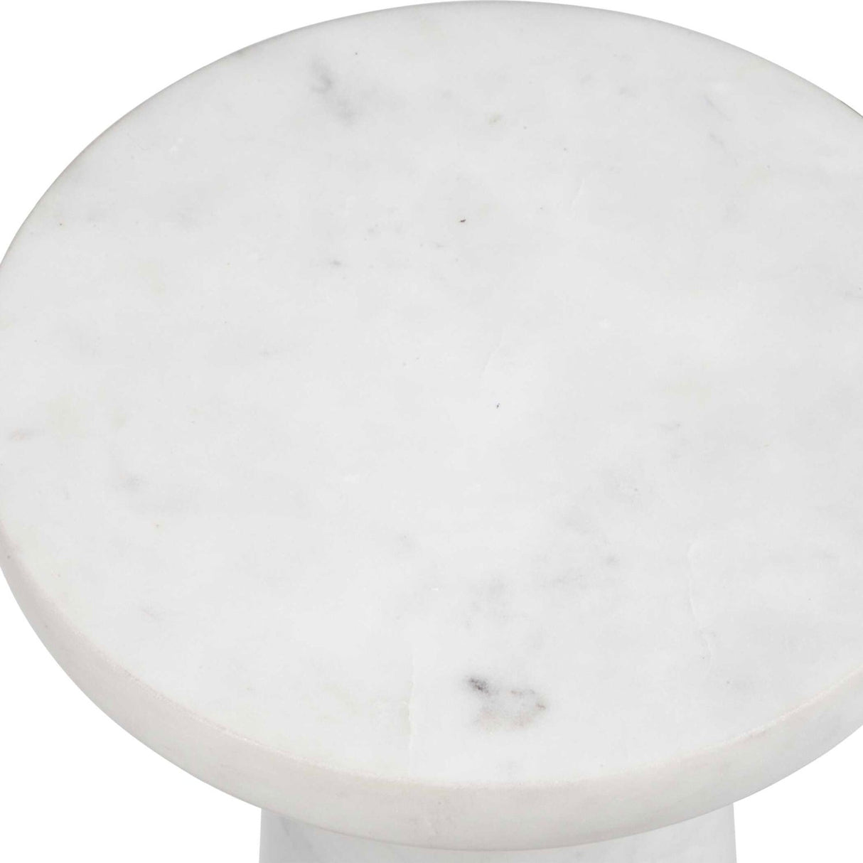 White Marble Indoor/Outdoor Drink Table by Uttermost Lirra, alternate view 5