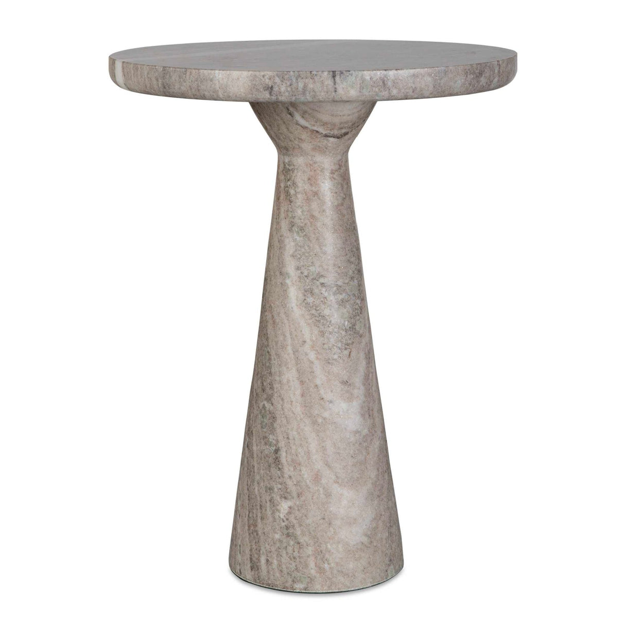 Neutral-Toned Marble Accent Table by Uttermost Stour, alternate view 3