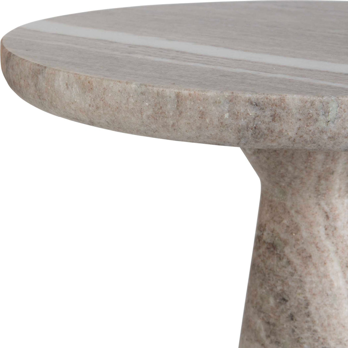 Neutral-Toned Marble Accent Table by Uttermost Stour, alternate view 5