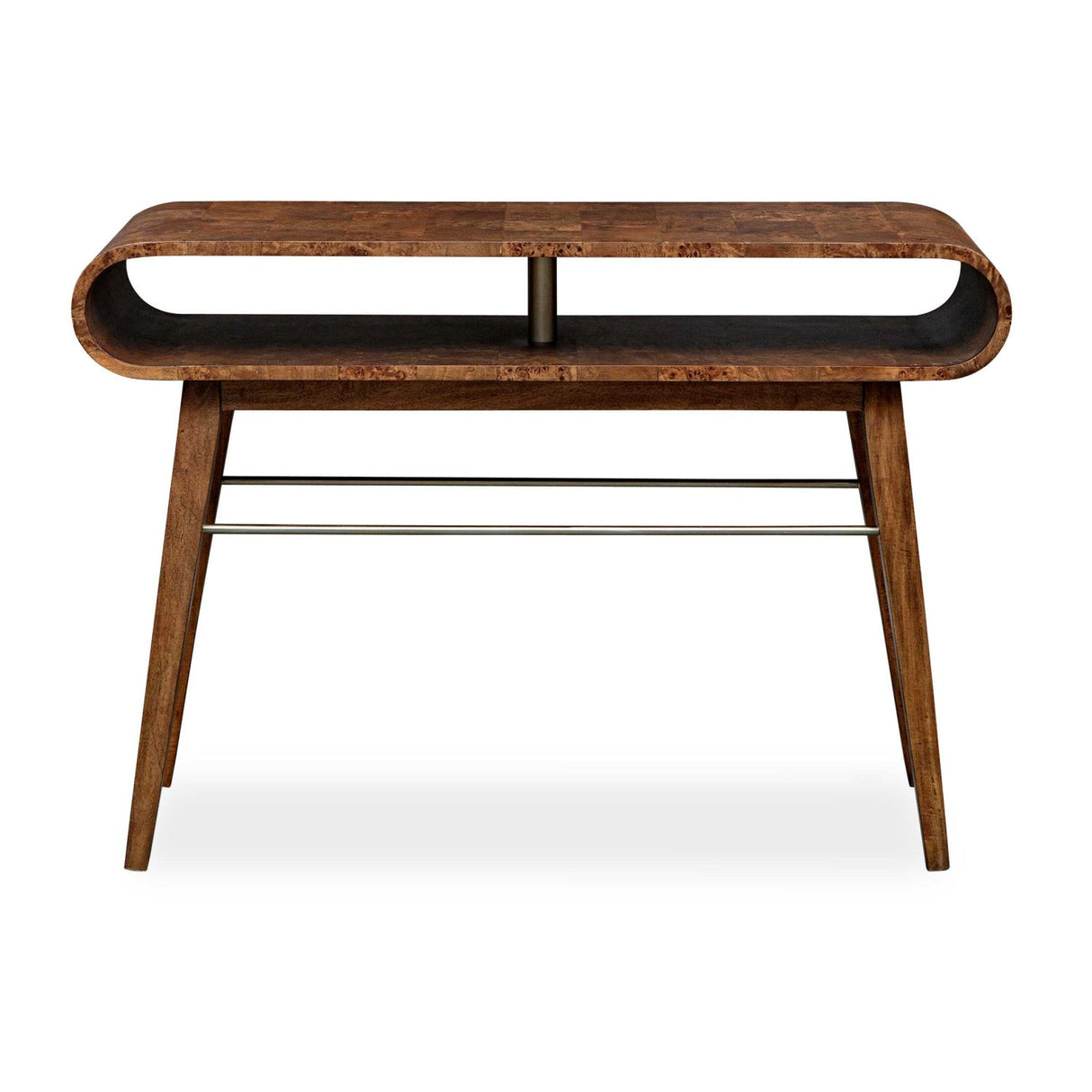 Modern European furniture - Burl Veneer Hollowed Console Table - www.oroa.com