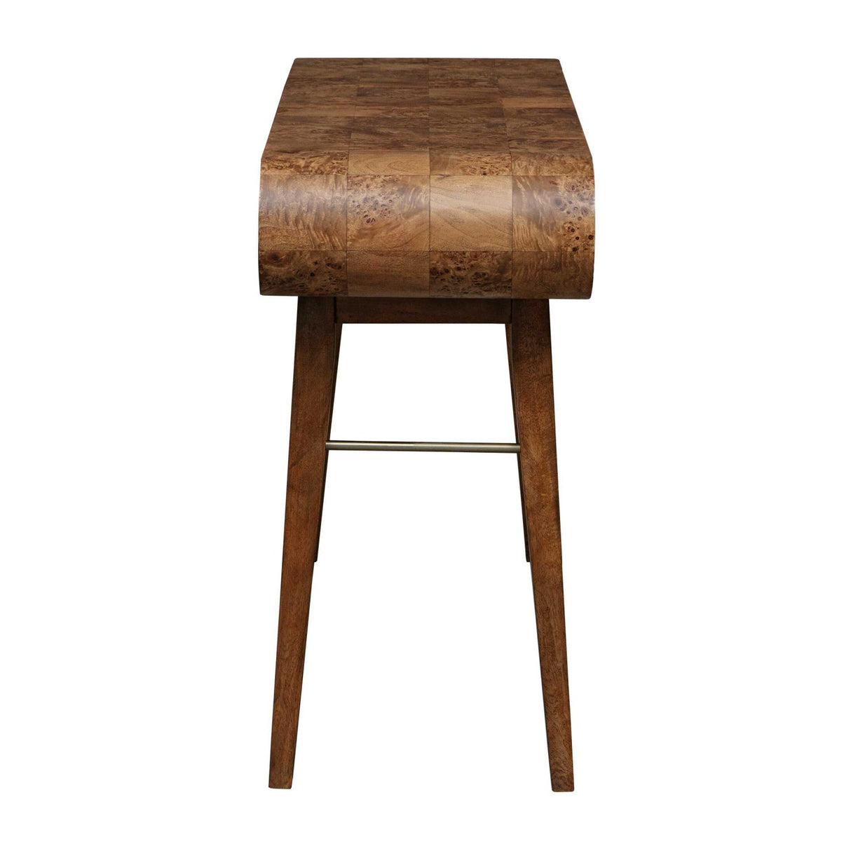 Modern European furniture - Burl Veneer Hollowed Console Table - www.oroa.com