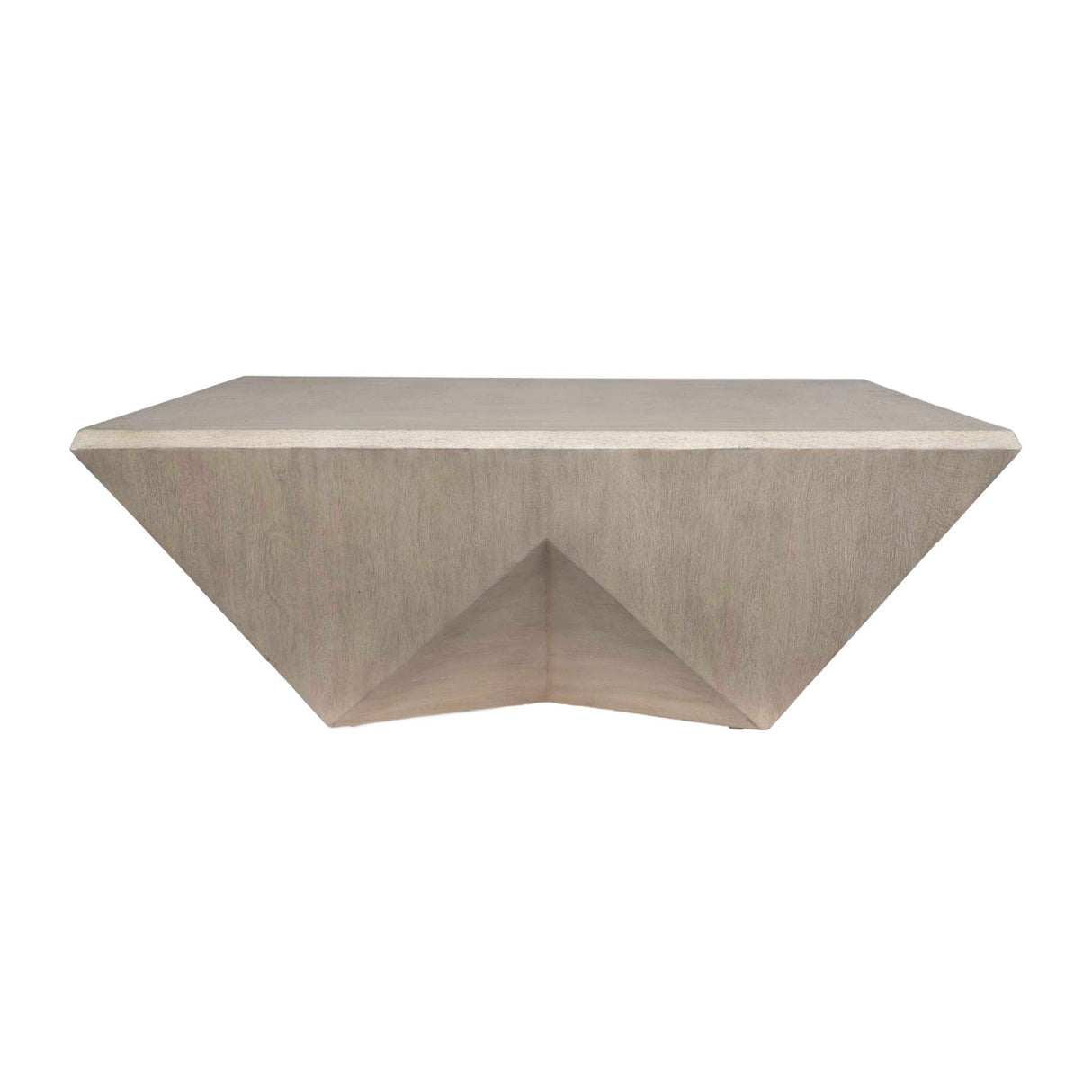 Faceted Mango Wood Coffee Table by Uttermost Collins