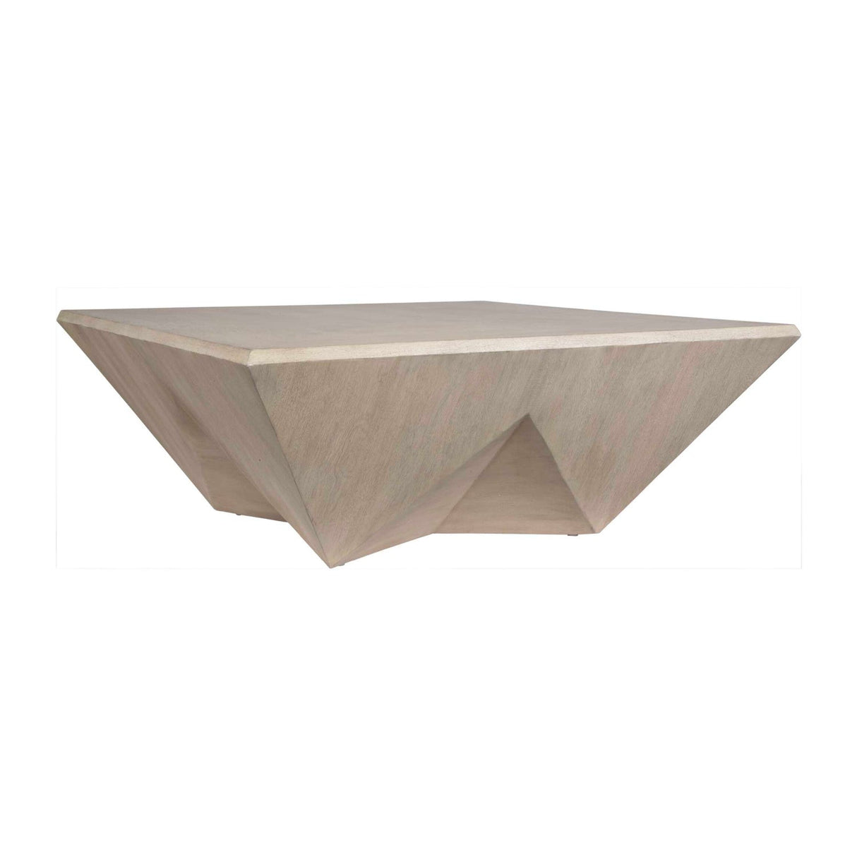 Faceted Mango Wood Coffee Table by Uttermost Collins, alternate view 3