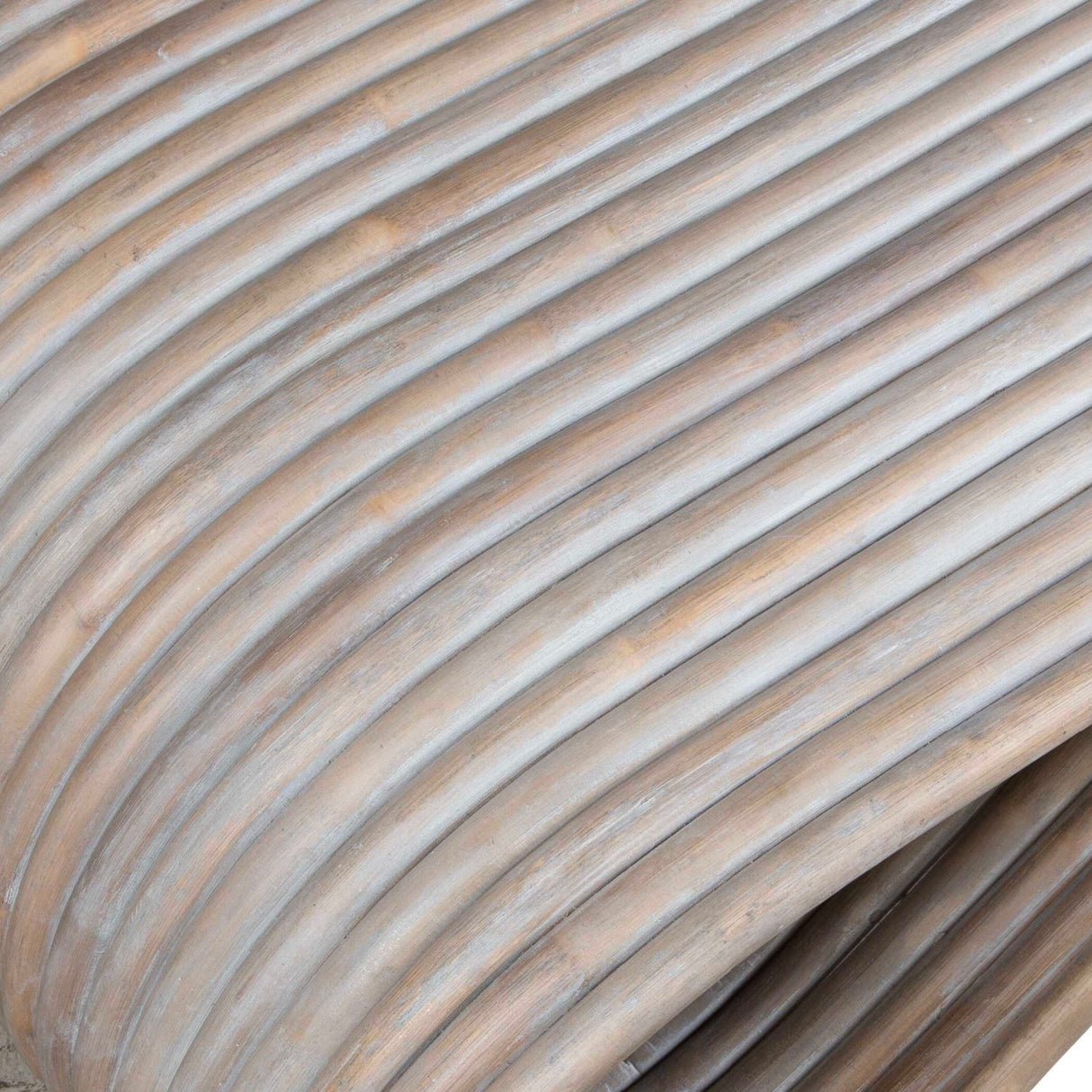 Modern European furniture - Whitewashed Rattan Coffee Table - www.oroa.com