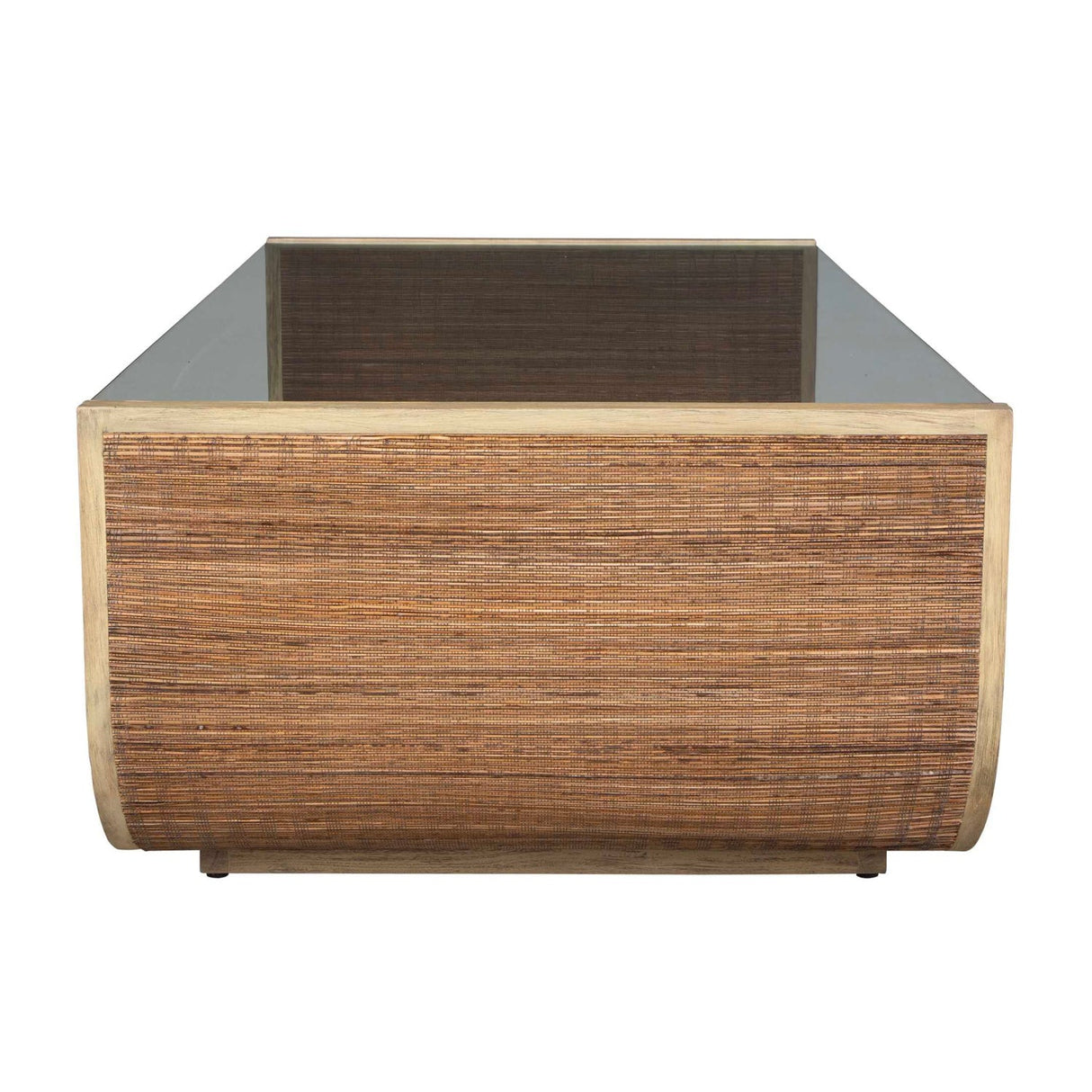 Curved Mahogany Coffee Table by Uttermost Farrington, alternate view 4