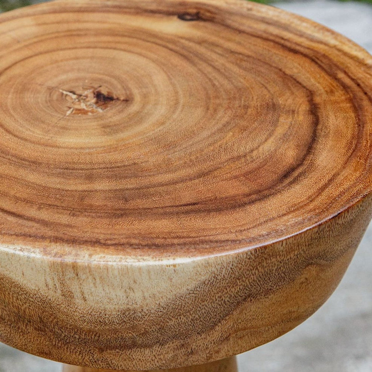 Modern European furniture - Solid Suar Wood Drink Table - www.oroa.com