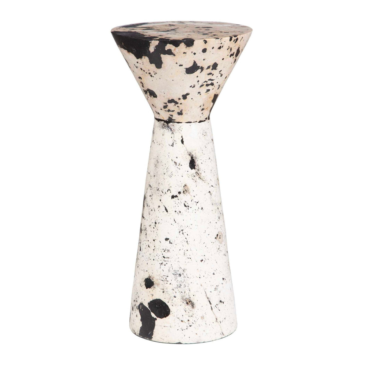 Limestone Hourglass Indoor/Outdoor Drink Table by Uttermost Lenora, alternate view 3