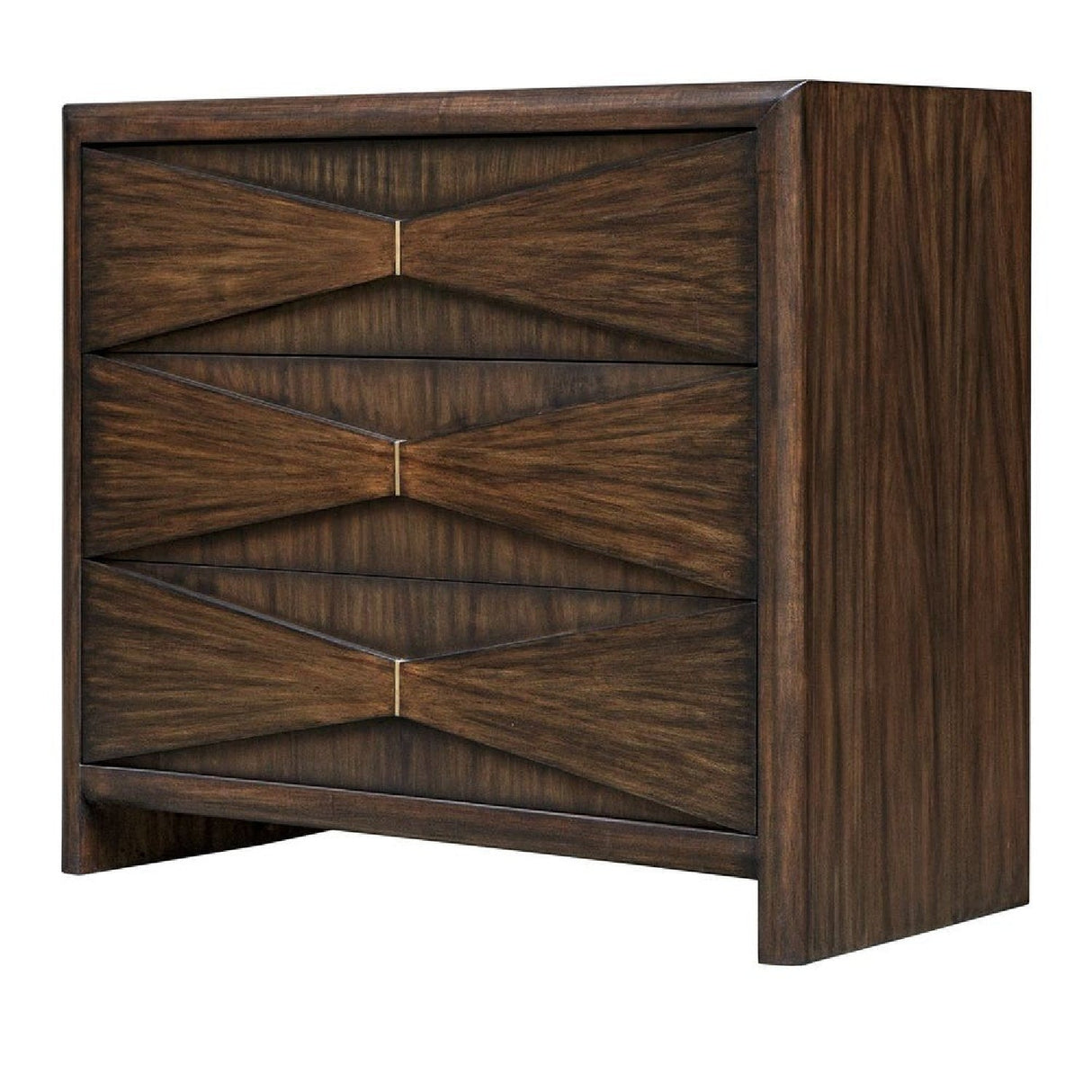 Acacia Wood 3-Drawer Chest by Uttermost Bowtie