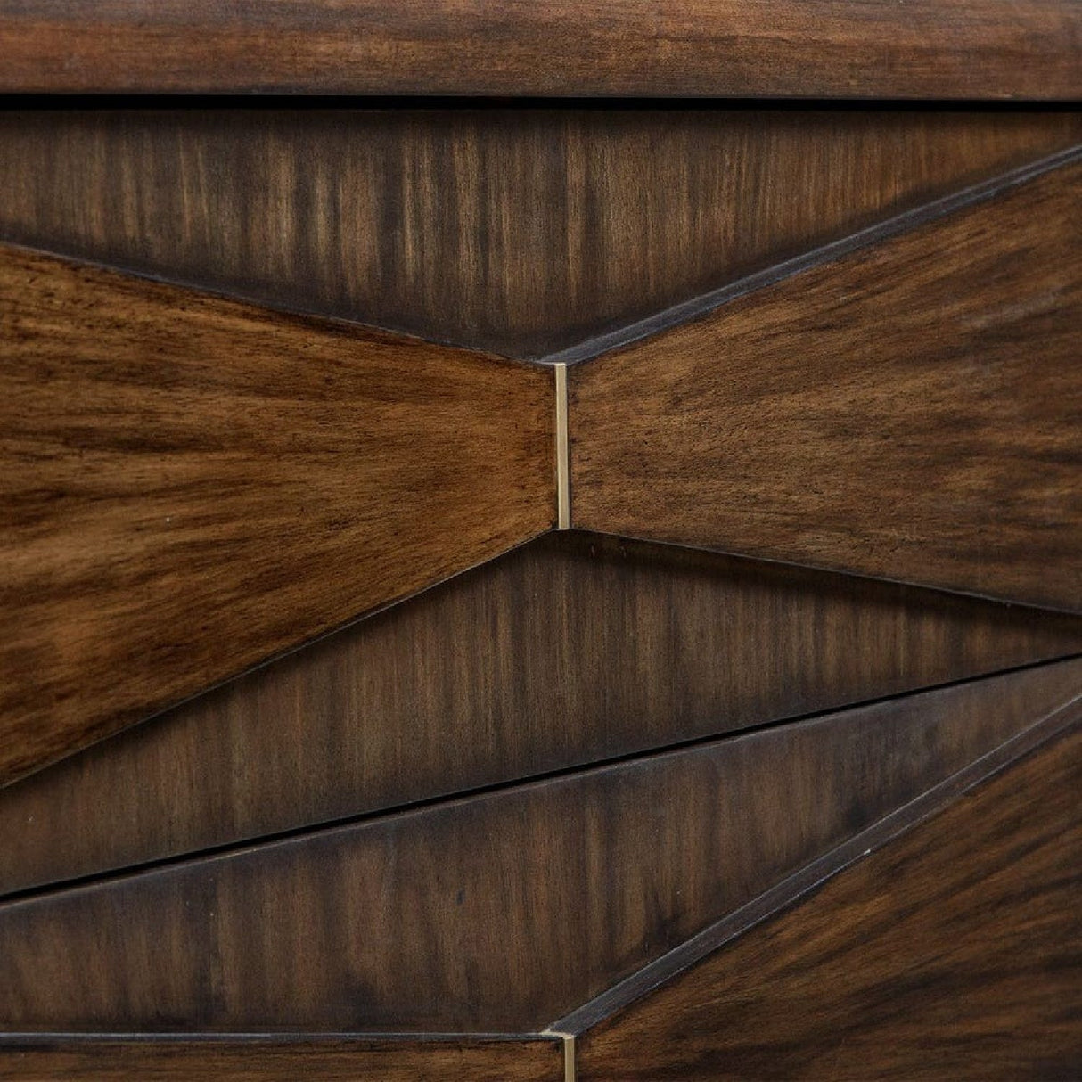 Acacia Wood 3-Drawer Chest by Uttermost Bowtie, alternate view 7