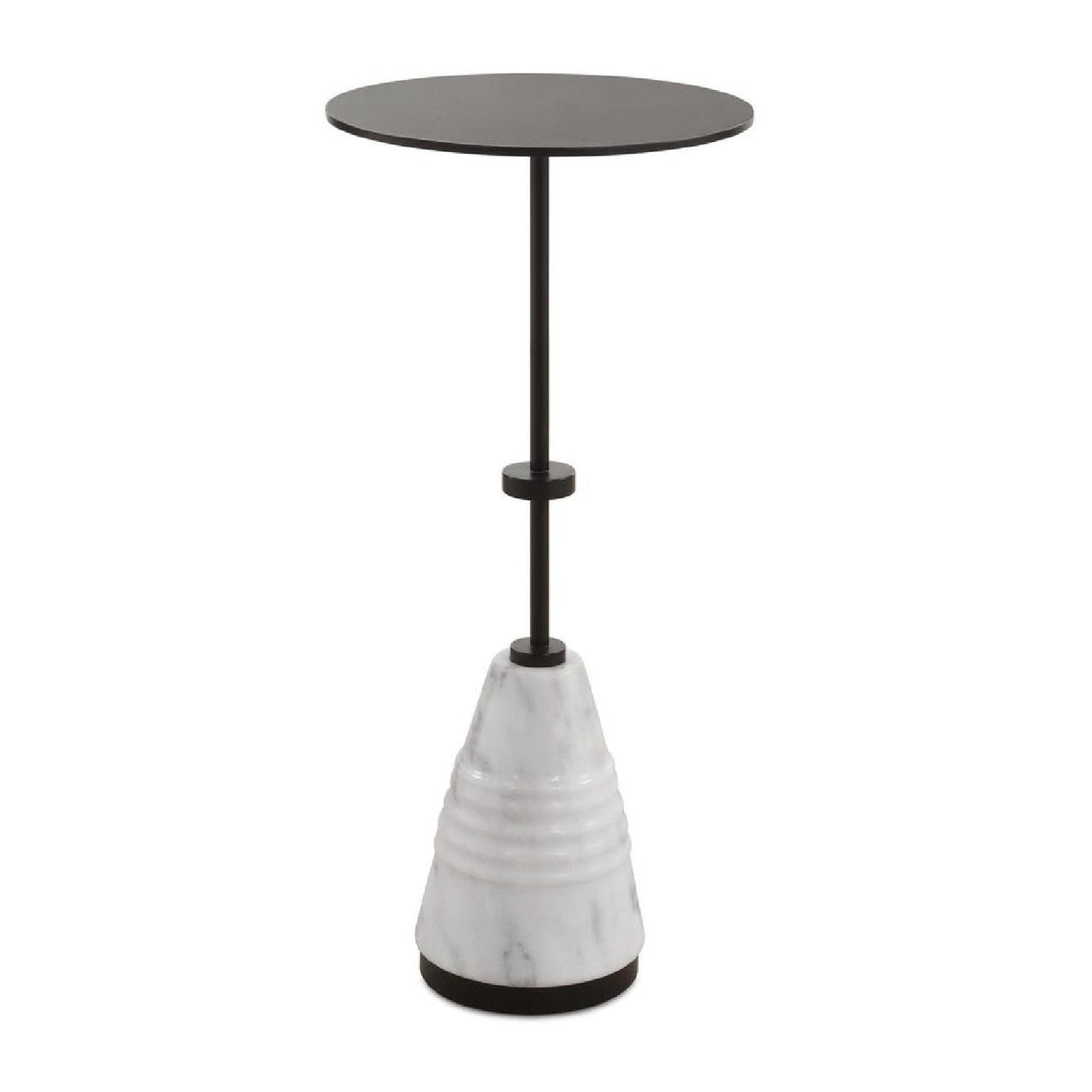 Modern European furniture - Black Metal Round Drink Table - www.oroa.com