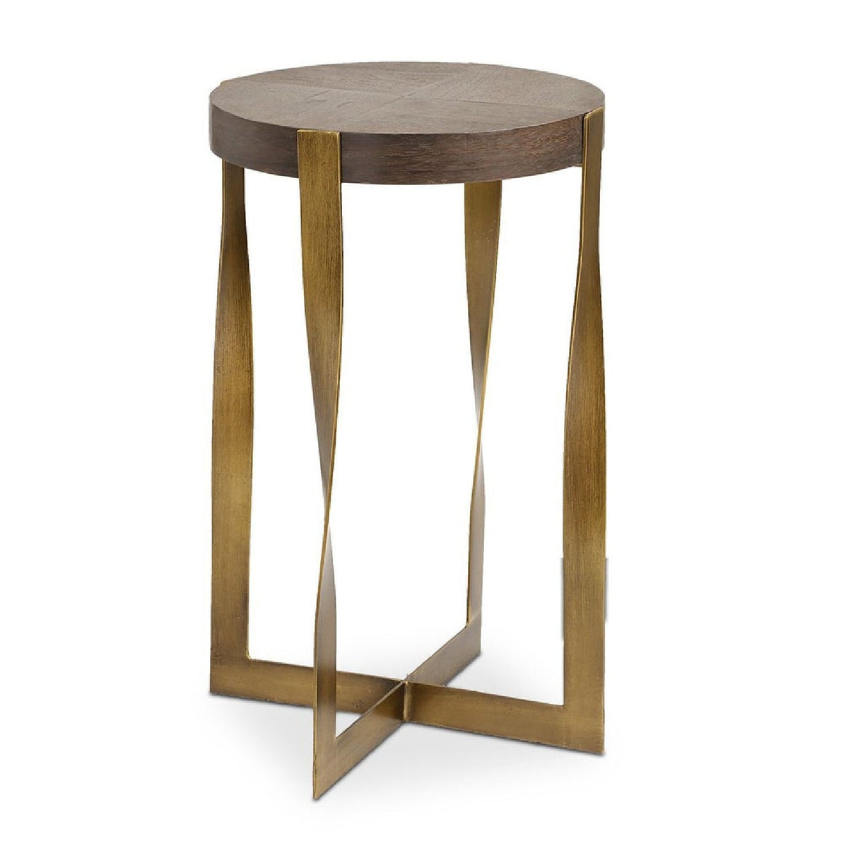 Twisted Brass Frame Accent Table by Uttermost Drew