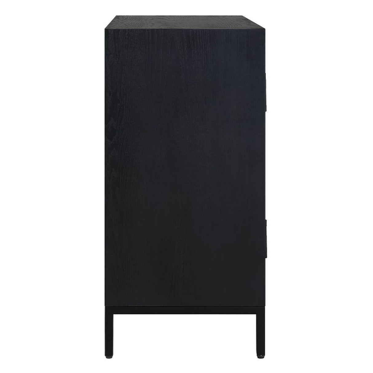 Black Circle Patterned 2-Door Cabinet by Uttermost Beswick, alternate view 4