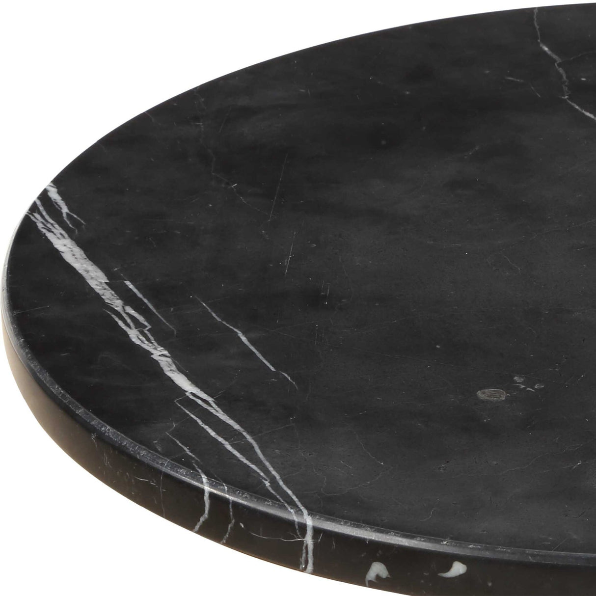 Modern European furniture - Black Marble Tripod Accent Table - www.oroa.com
