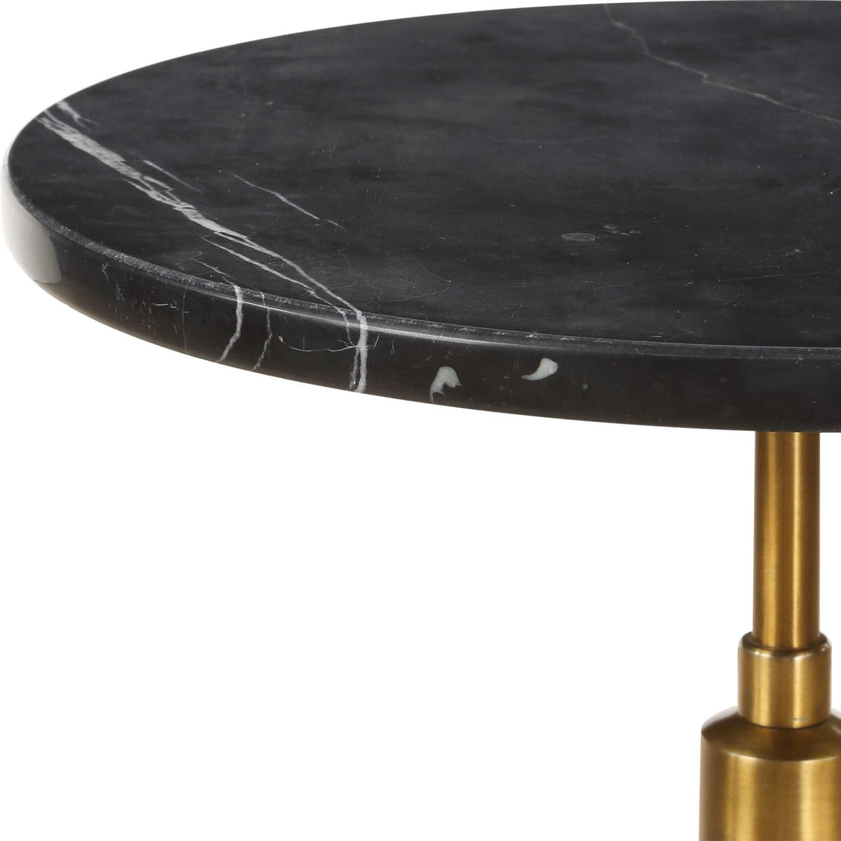 Modern European furniture - Black Marble Tripod Accent Table - www.oroa.com
