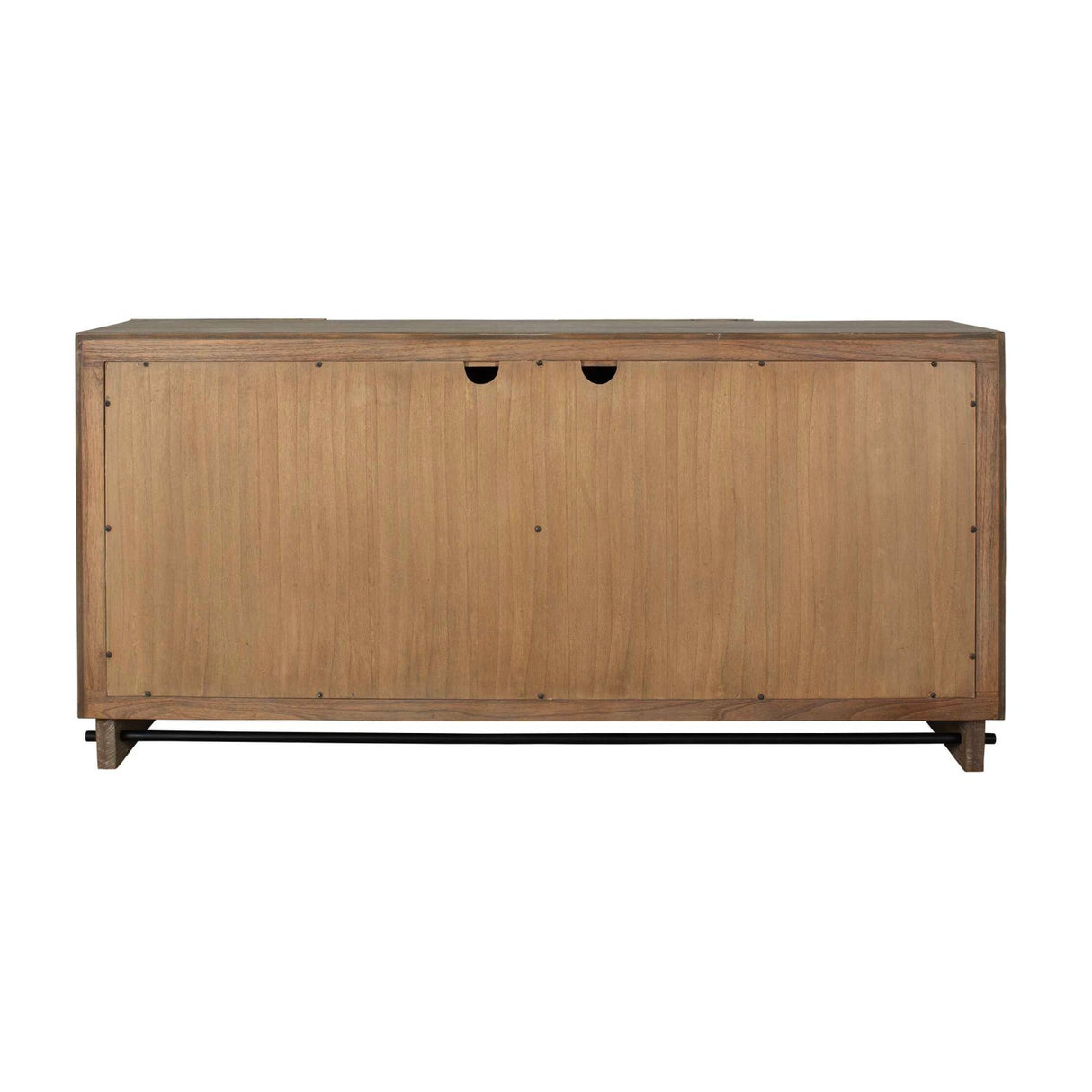 Fluted Wood 4-Door Cabinet by Uttermost Kellem, alternate view 6