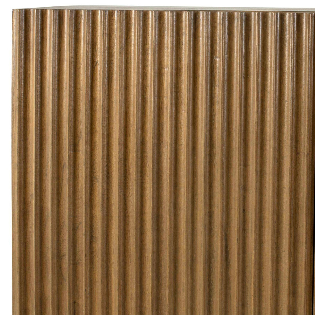 Fluted Wood 4-Door Cabinet by Uttermost Kellem, alternate view 8