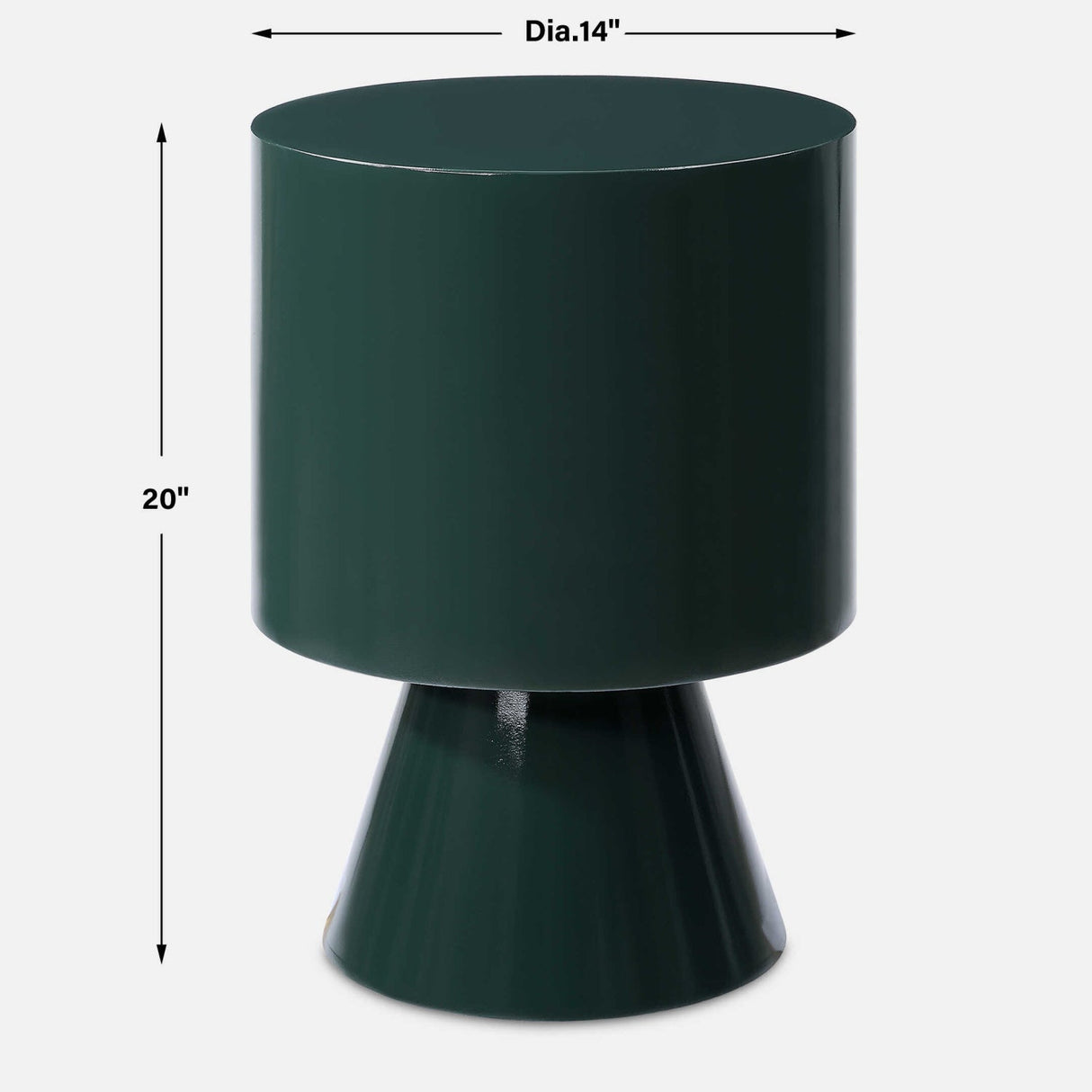 Modern European furniture - Green Geometrical Accent Table - www.oroa.com