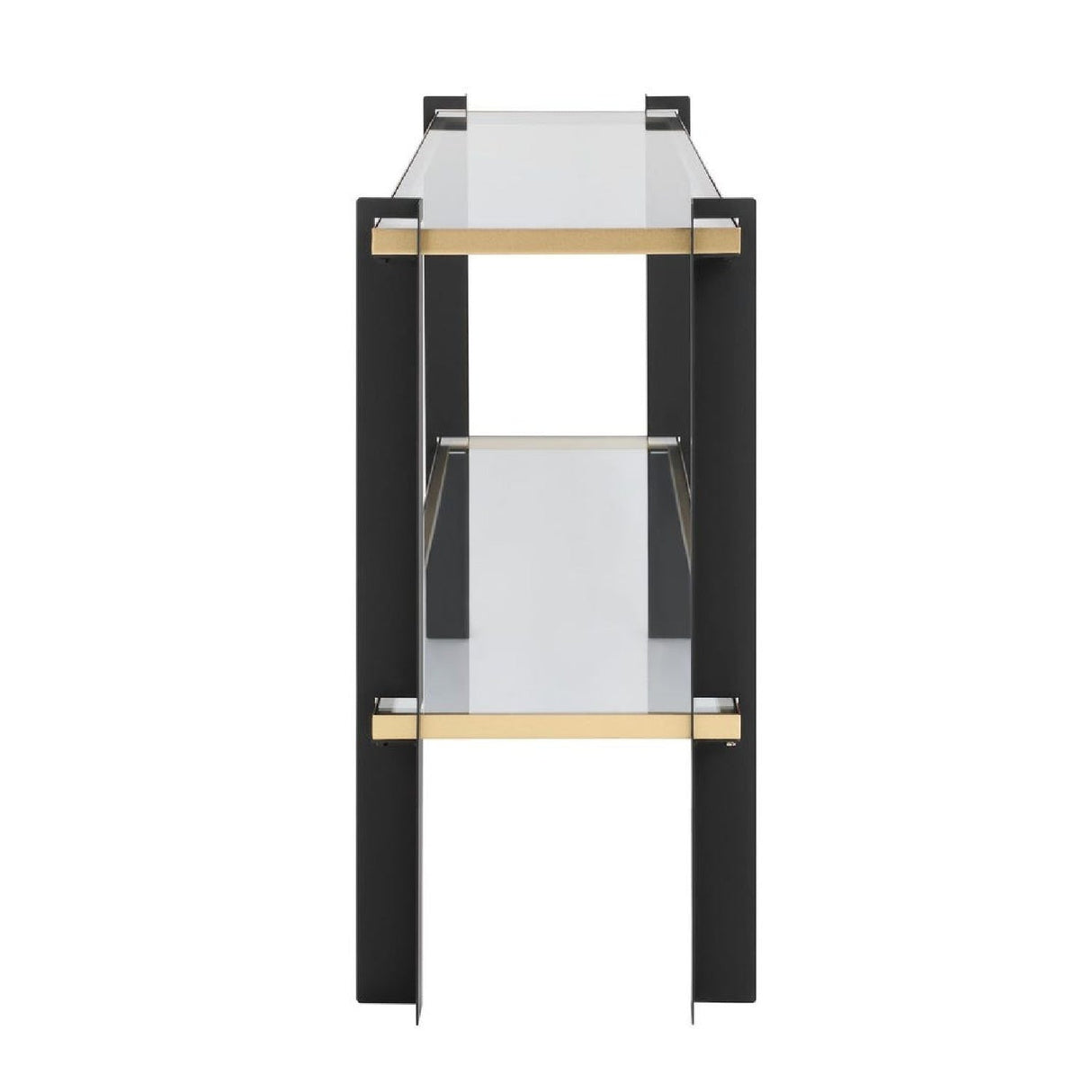 Modern European furniture - Iron Framed Glass Console Table - www.oroa.com
