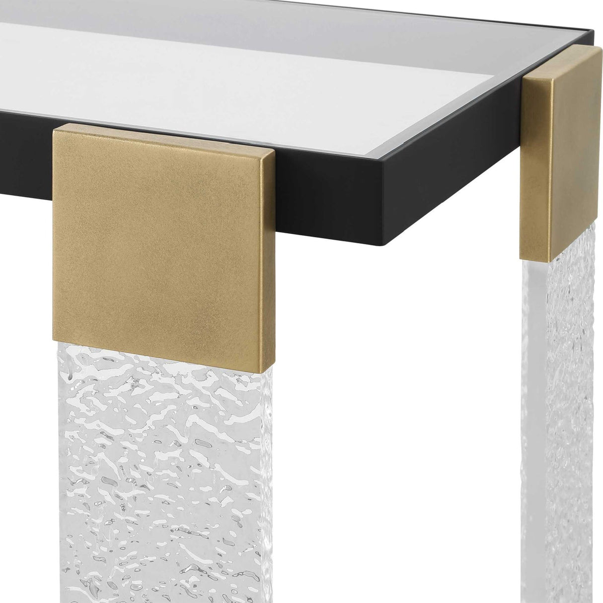 Modern European furniture - Tempered Glass Undershelf Side Table - www.oroa.com