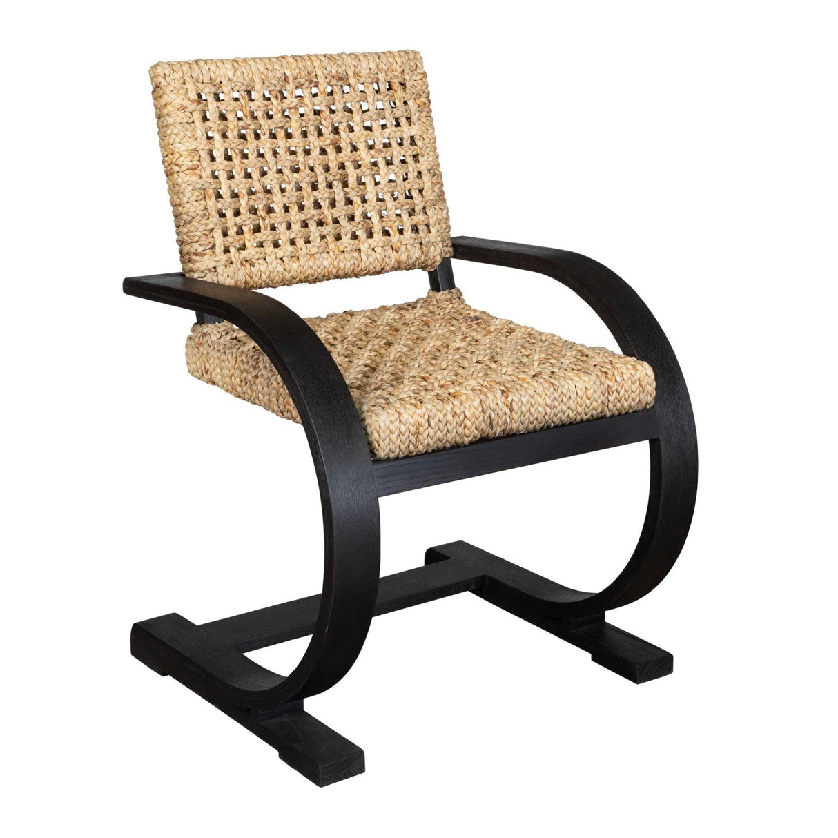 Water Hyacinth Bohemian Dining Chair by Uttermost Rehema, alternate view 3