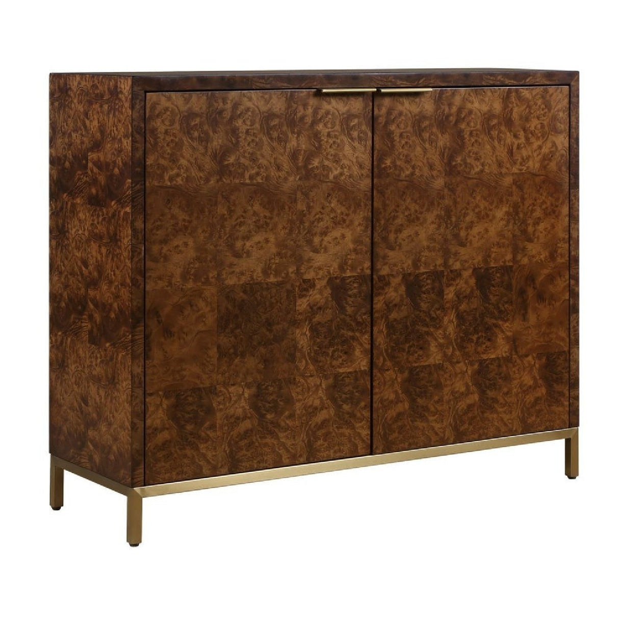 Burl Wood 2-Door Cabinet by Uttermost Jethro