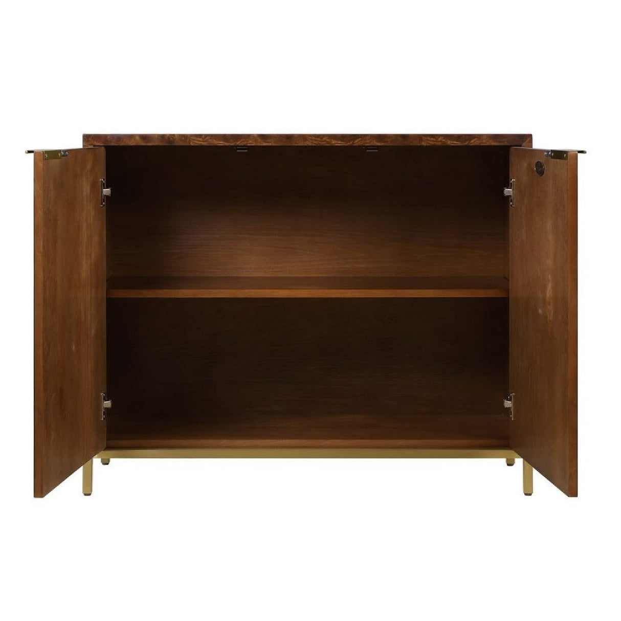 Burl Wood 2-Door Cabinet by Uttermost Jethro, alternate view 4