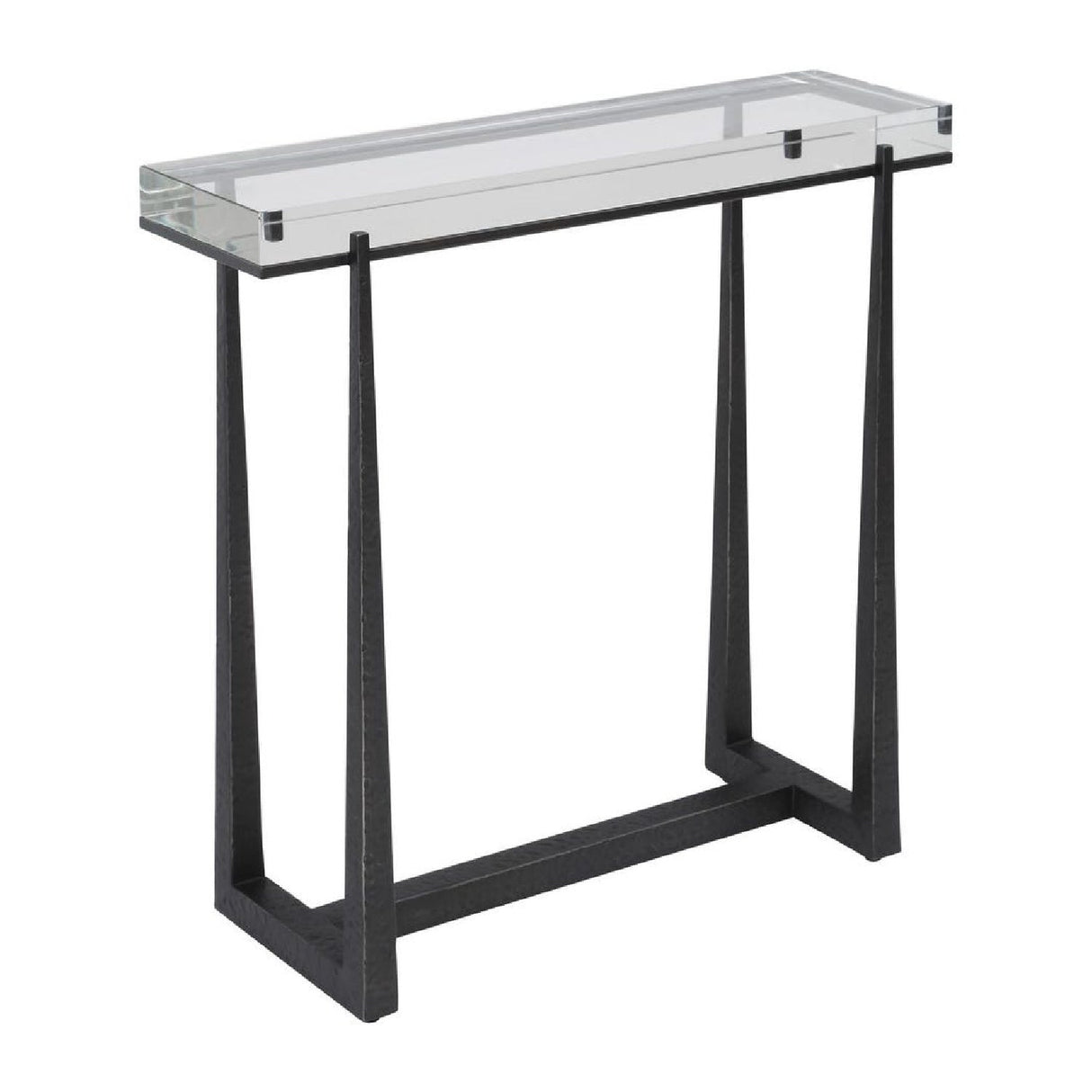 Modern European furniture - Crystal Top Accent Table - www.oroa.com