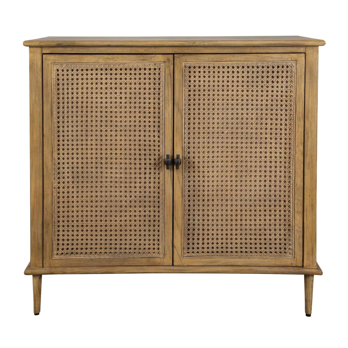 Rattan Cane 2-Door Cabinet by Uttermost Coast