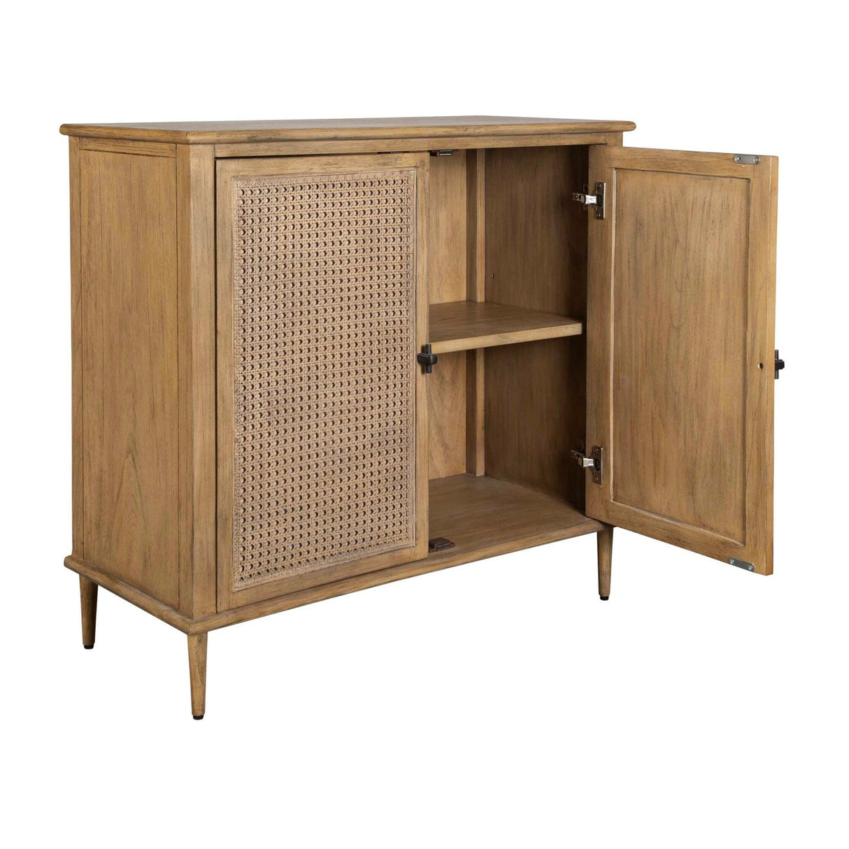 Rattan Cane 2-Door Cabinet by Uttermost Coast, alternate view 3