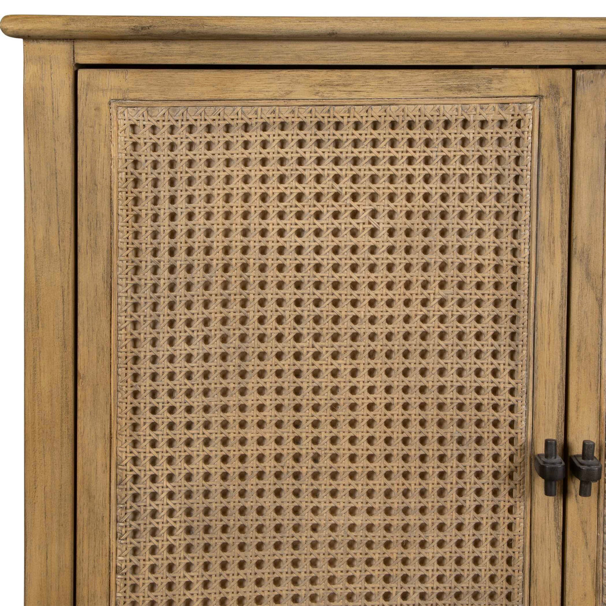 Rattan Cane 2-Door Cabinet | Oroa.com