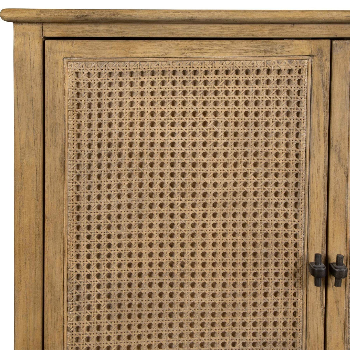 Rattan Cane 2-Door Cabinet by Uttermost Coast, alternate view 6