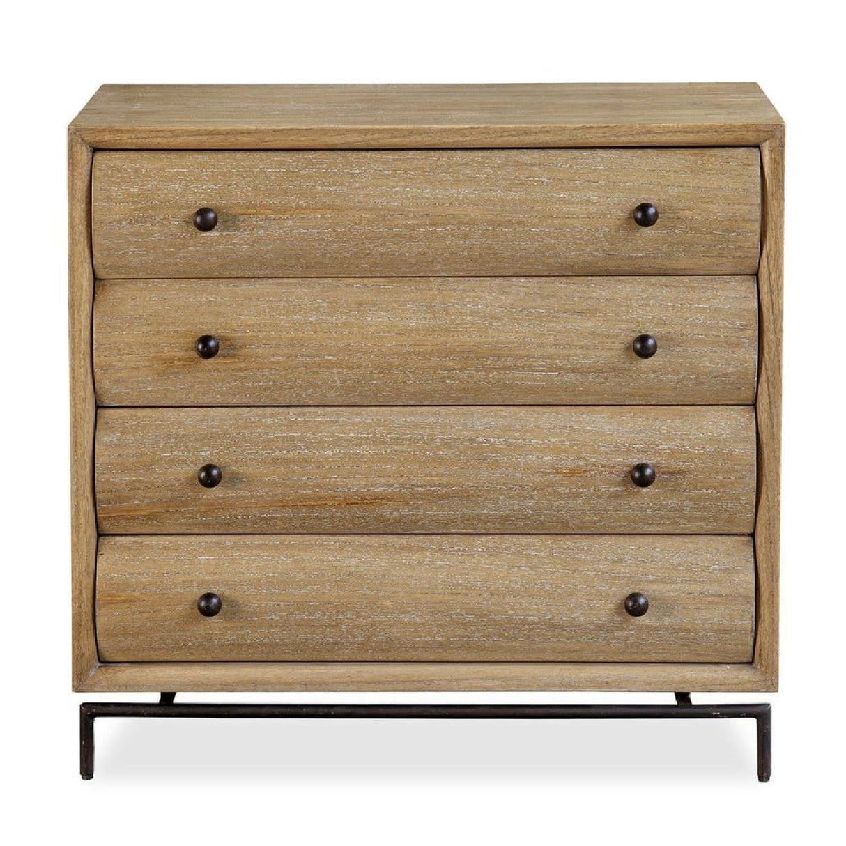 Mindi Wood 4-Drawer Chest by Uttermost Millard, alternate view 3