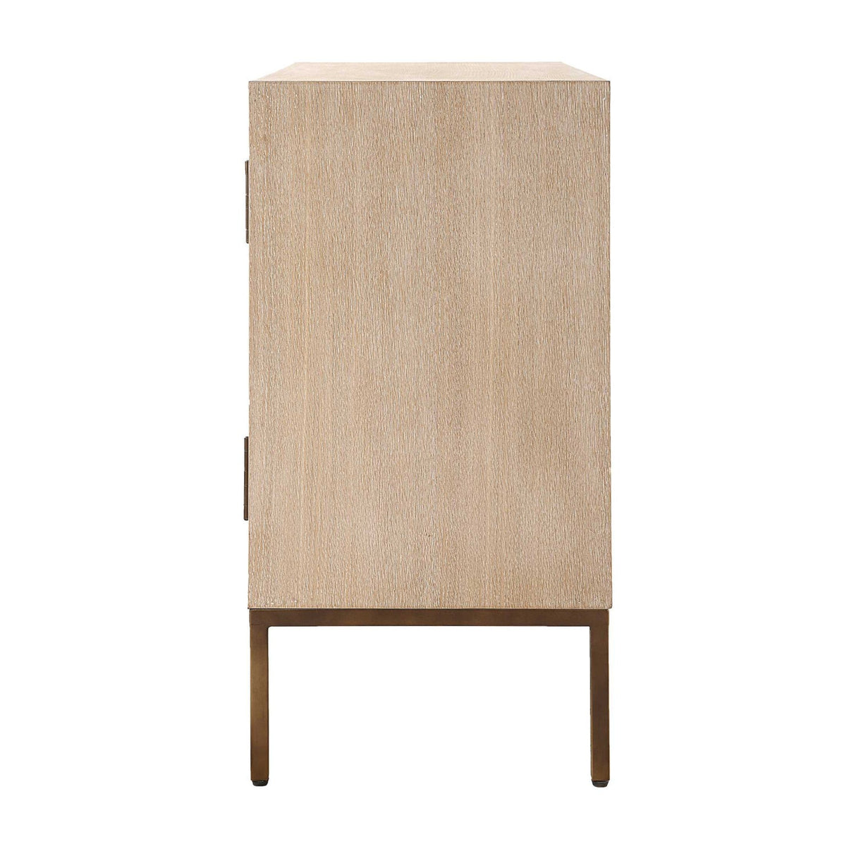 Cream Geometric 2-Door Cabinet by Uttermost Weimar, alternate view 5
