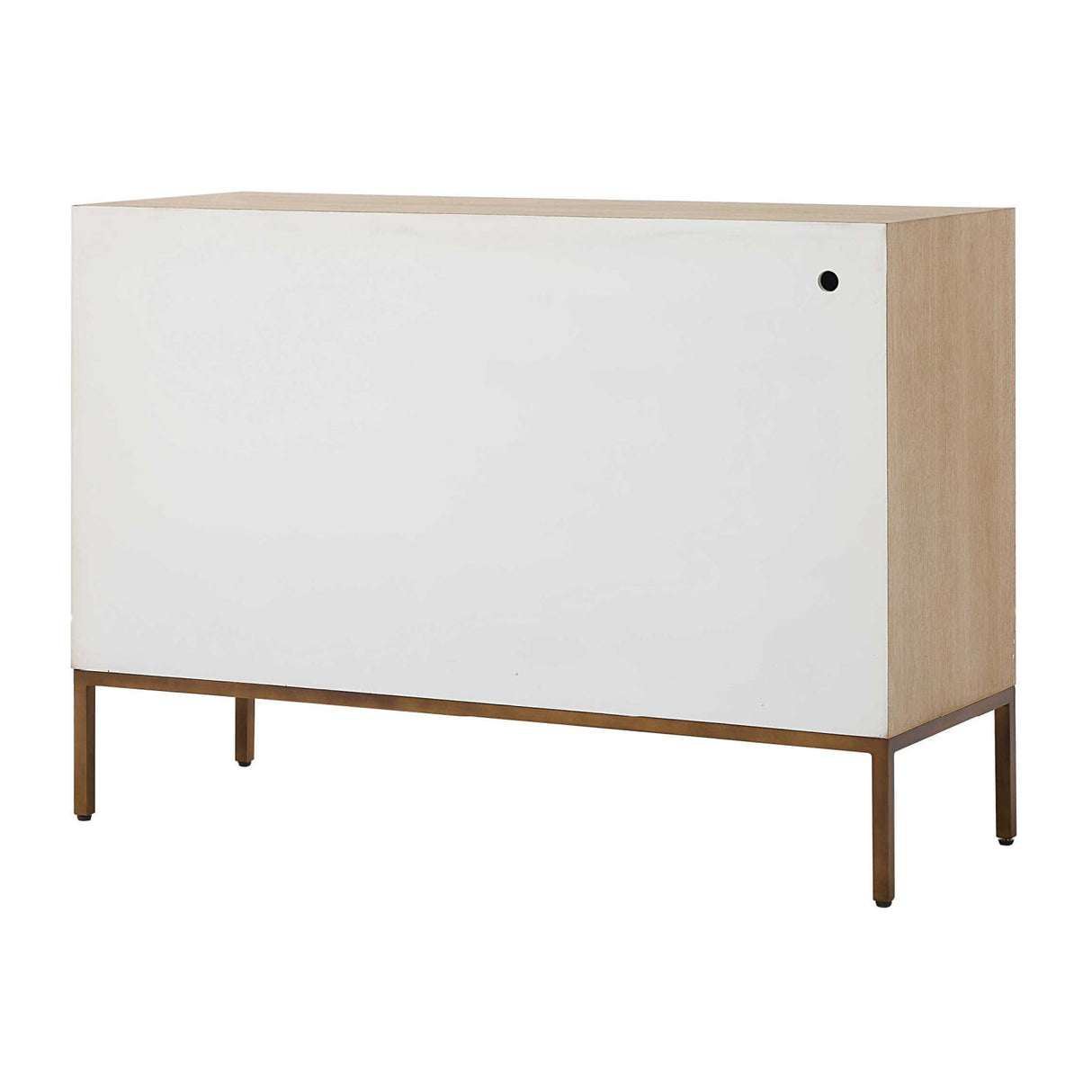 Cream Geometric 2-Door Cabinet by Uttermost Weimar, alternate view 6