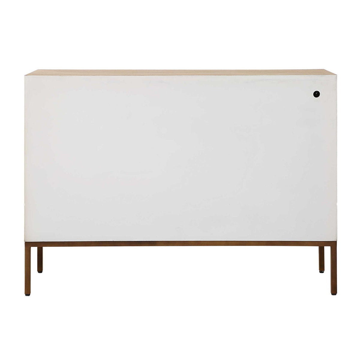 Cream Geometric 2-Door Cabinet by Uttermost Weimar, alternate view 7