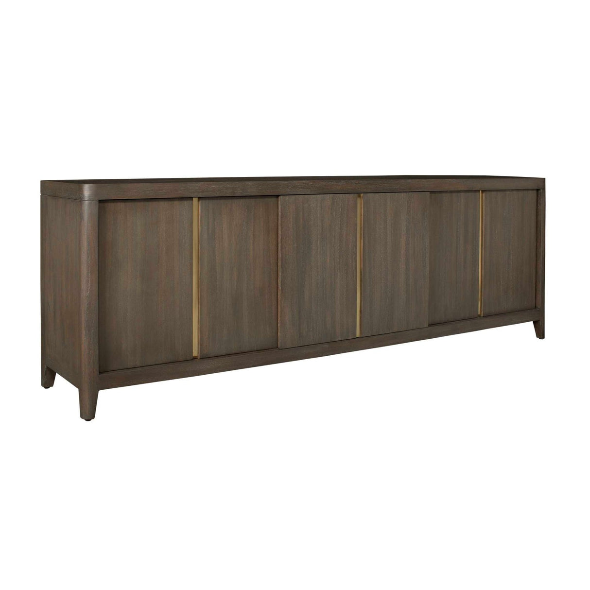 Walnut Sliding-Door Consile Cabinet by Uttermost Botero, alternate view 3