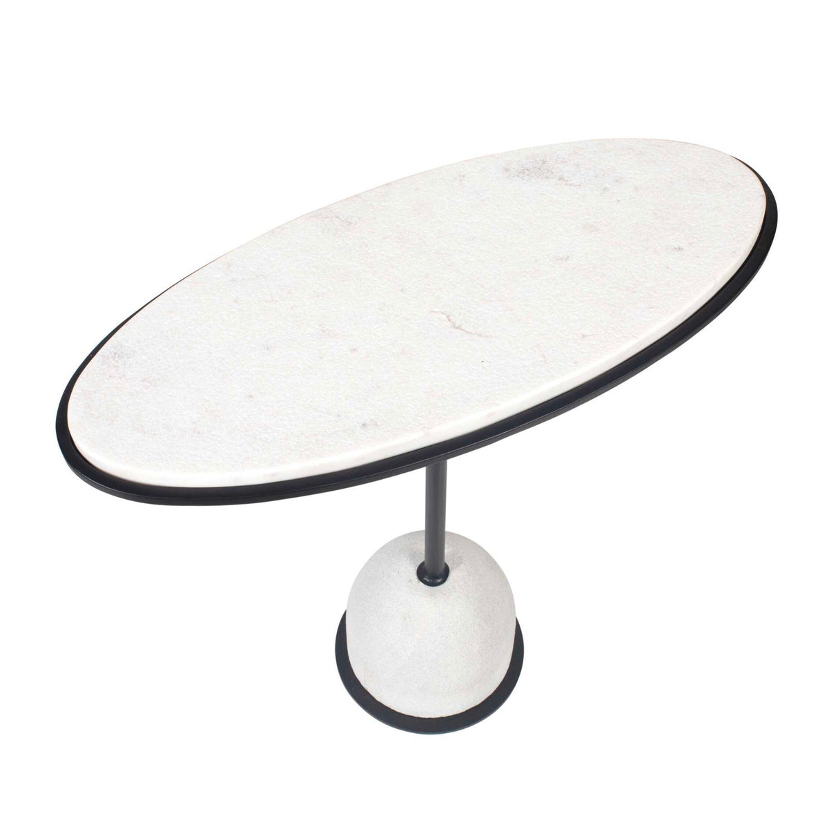 Modern European furniture - White Marble Round Side Table - www.oroa.com