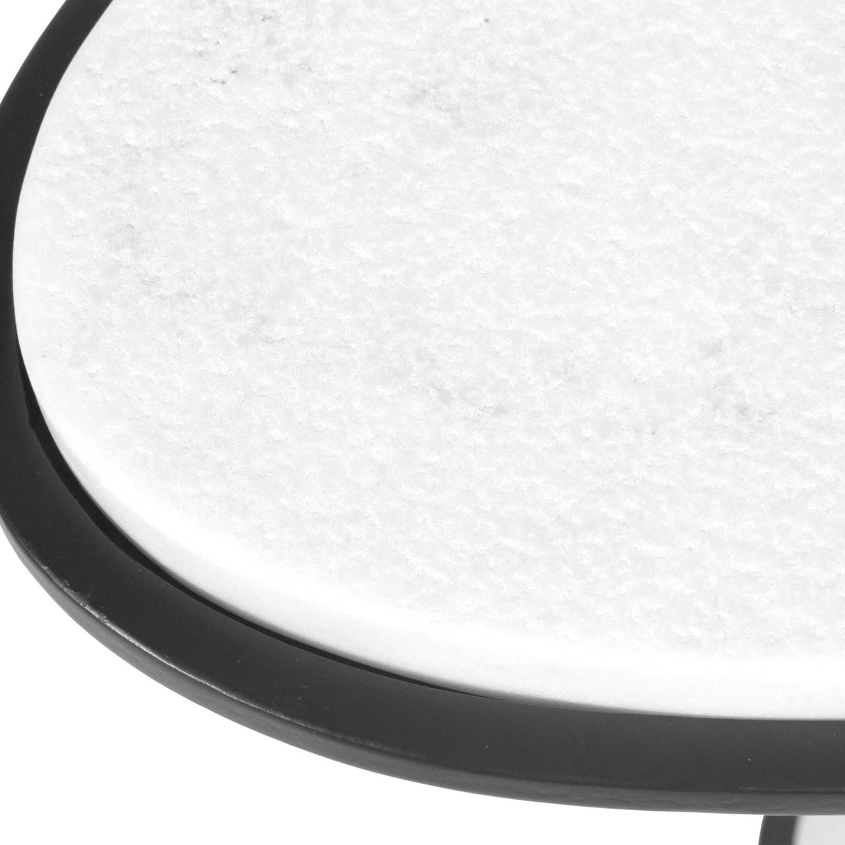 Modern European furniture - White Marble Round Side Table - www.oroa.com
