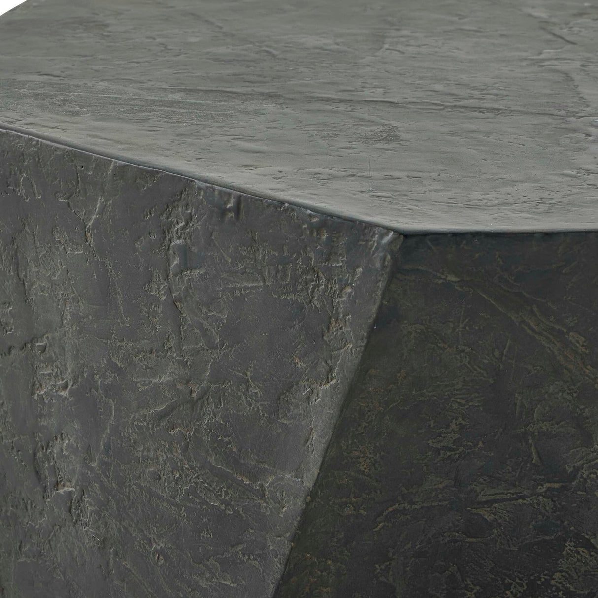 Faceted Concrete Indoor/Outdoor Coffee Table by Uttermost Parra, alternate view 11