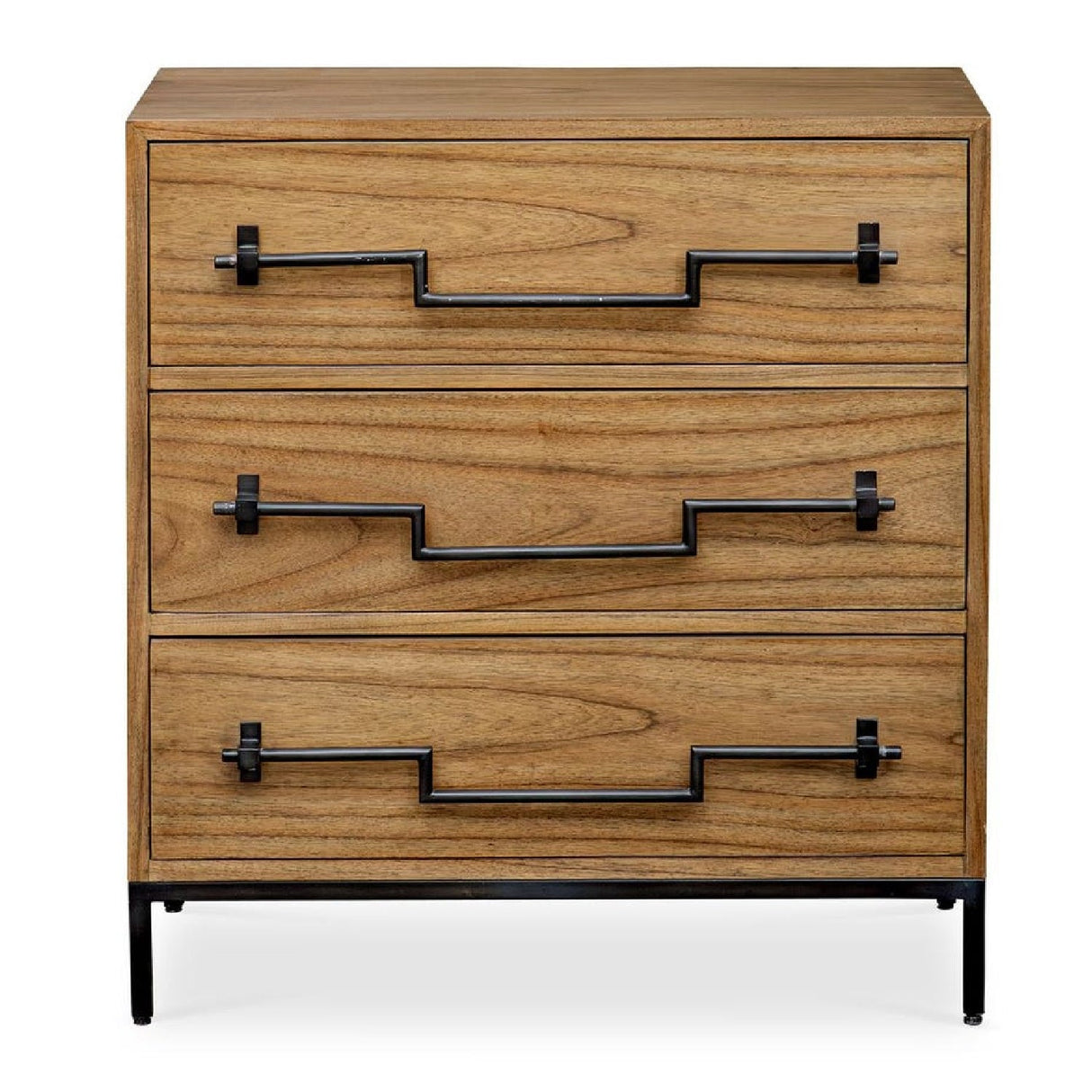 Modern European furniture - Mango Wood 3-Drawer Accent Chest - www.oroa.com