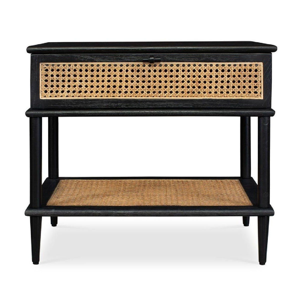 Modern European furniture - Rattan Cane 1-Drawer Side Table - www.oroa.com