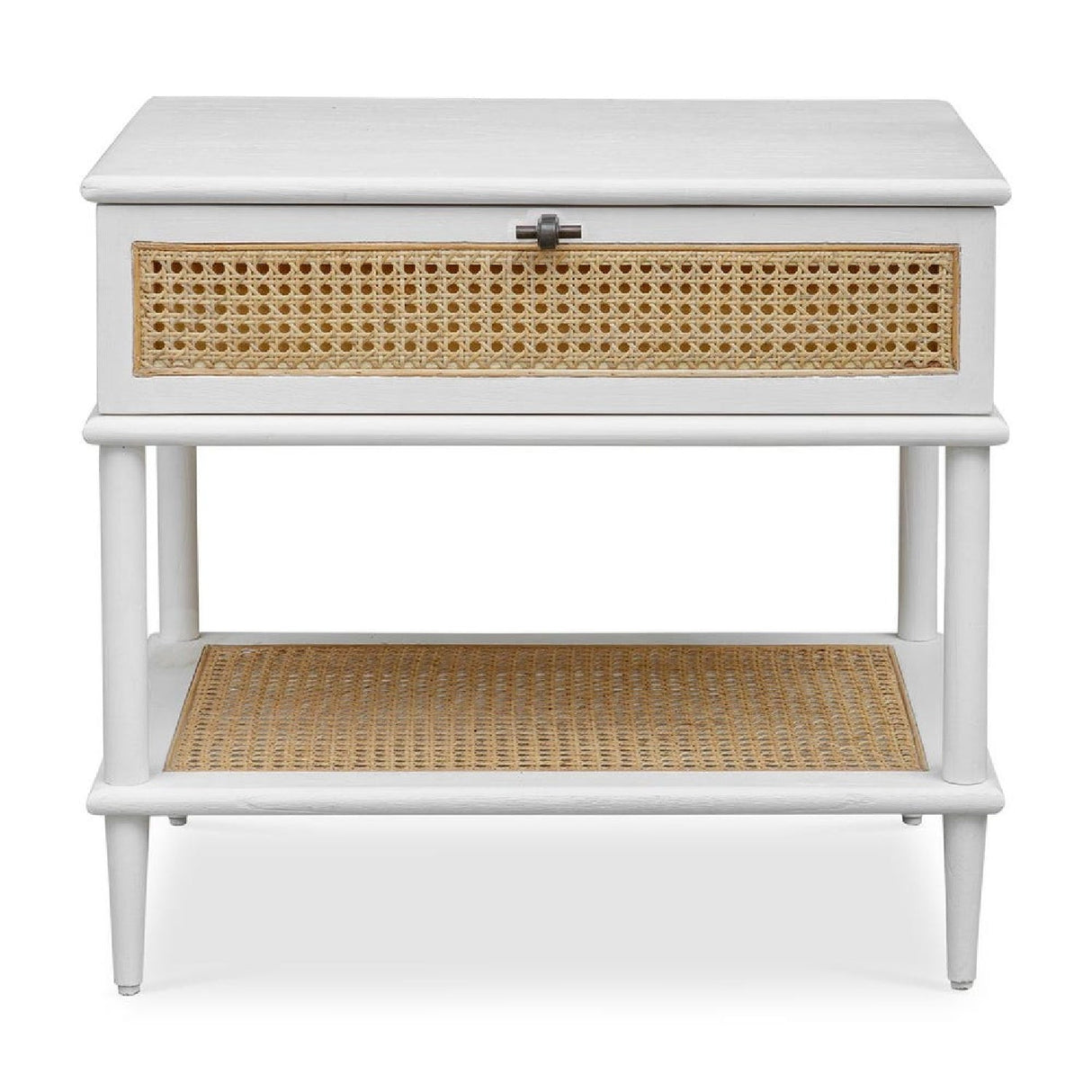 Modern European furniture - Rattan Cane 1-Drawer Side Table - www.oroa.com